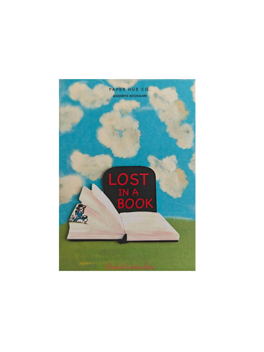 Magnetic Bookmark | Lost in a Book