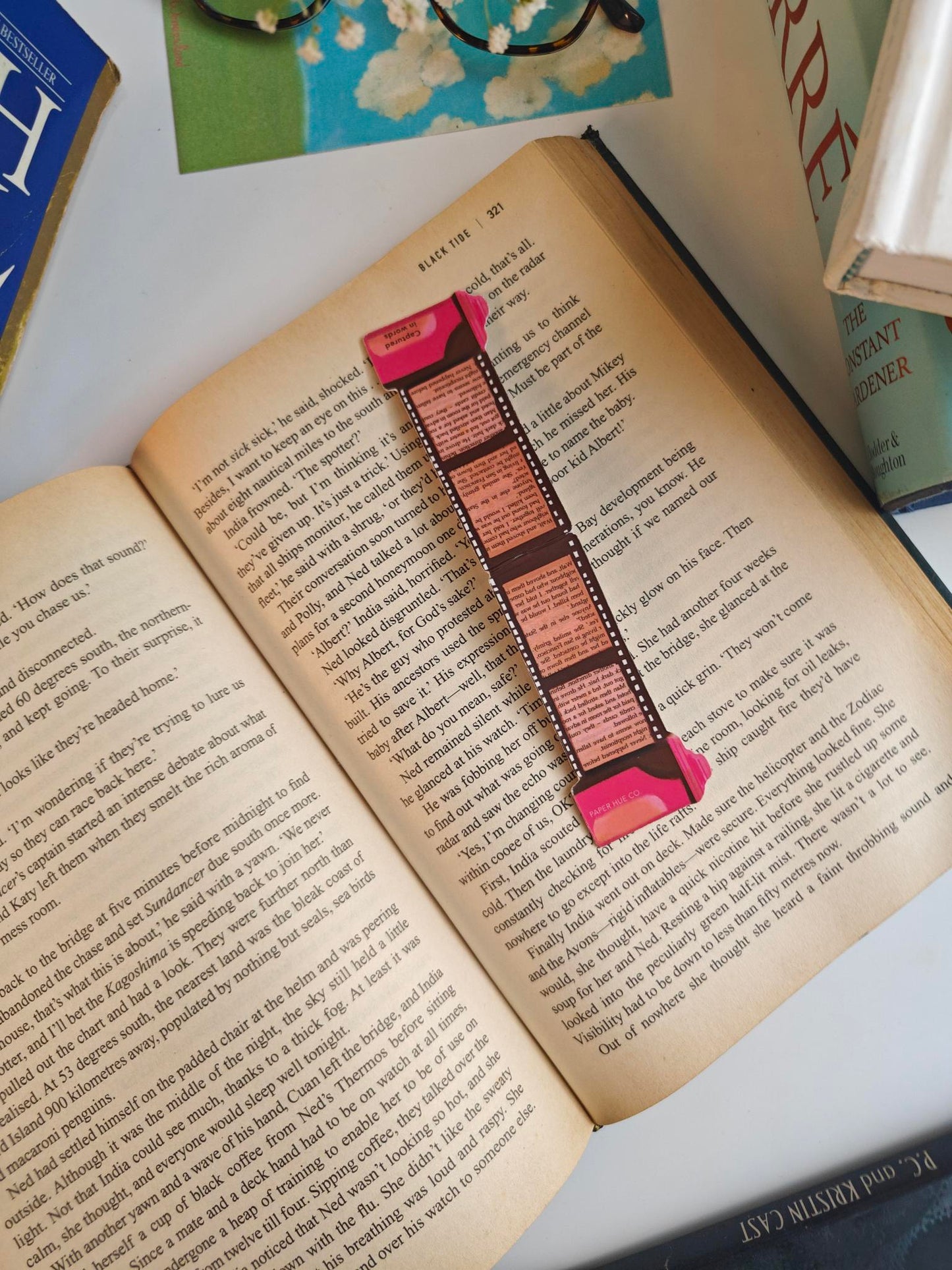 Magnetic Bookmark | Captured in words
