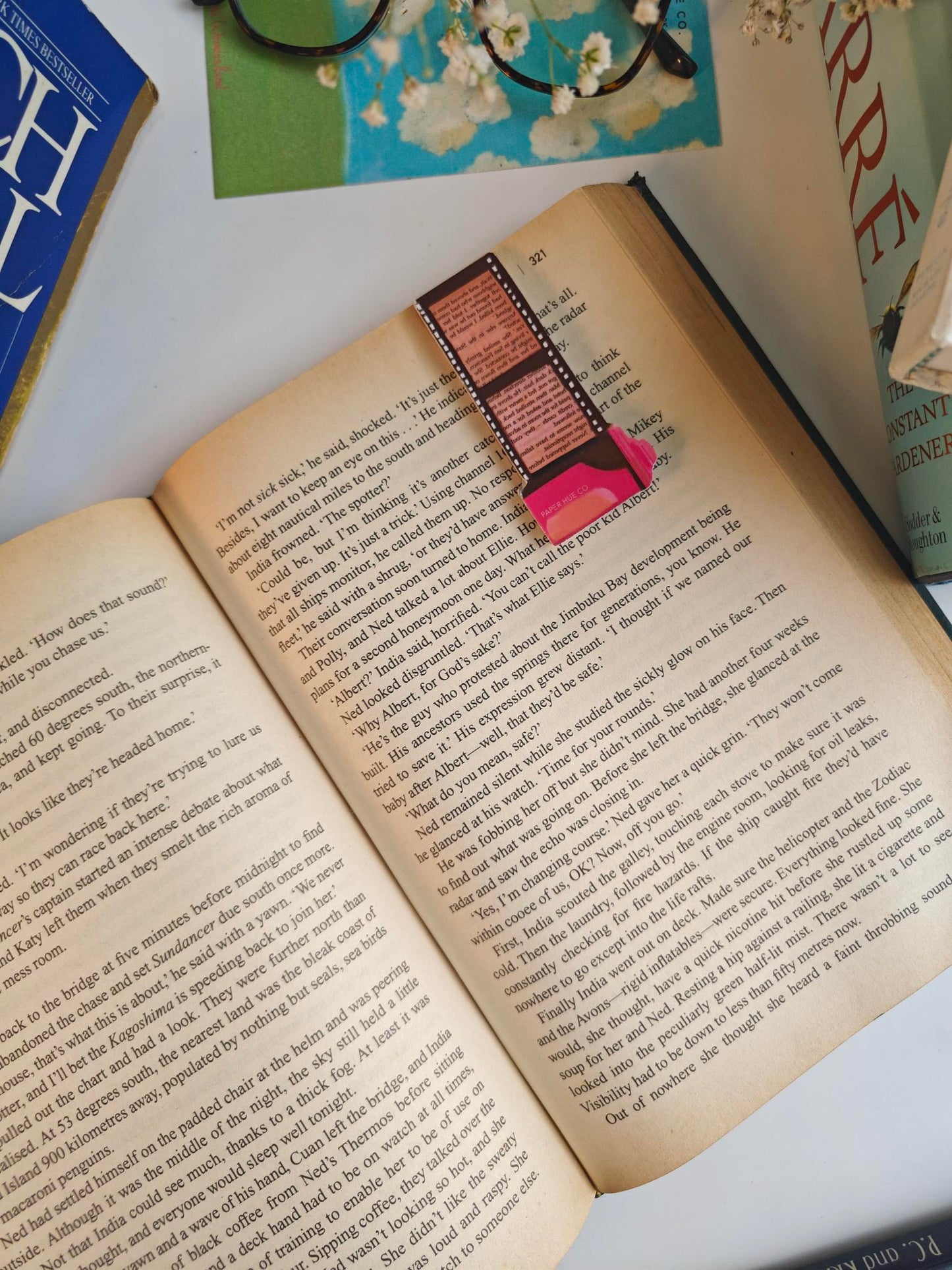 Magnetic Bookmark | Captured in words