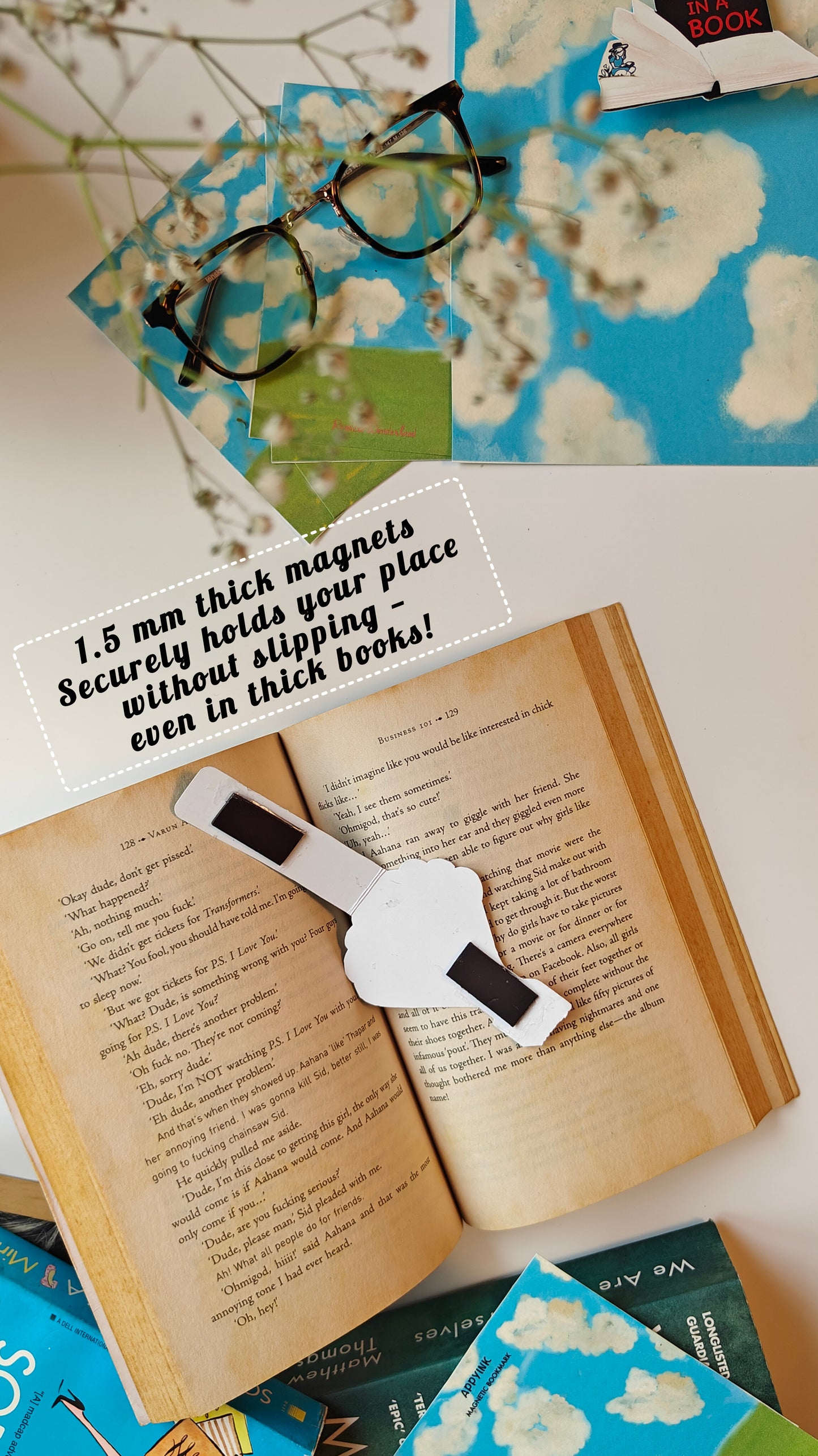 Magnetic Bookmark | The Best Adventure Starts with a Book.