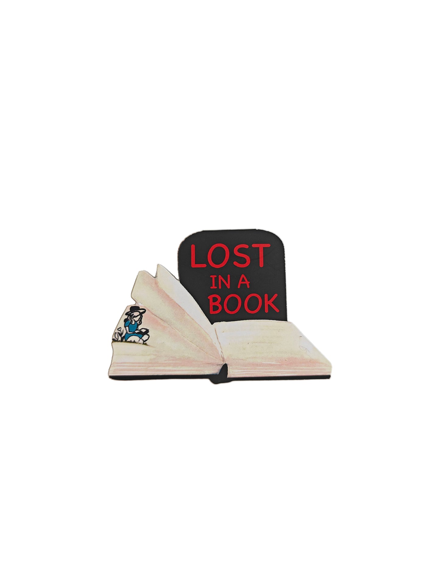 Magnetic Bookmark | Lost in a Book