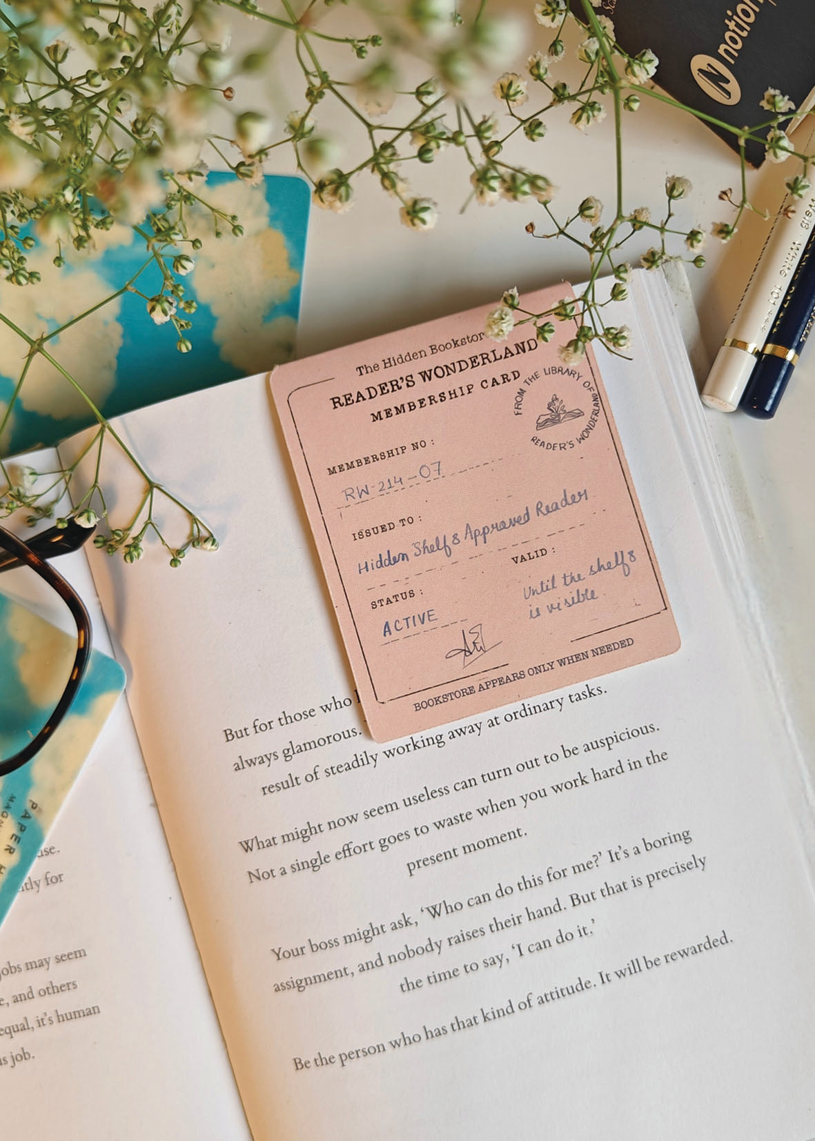 Magnetic Bookmark | Membership card