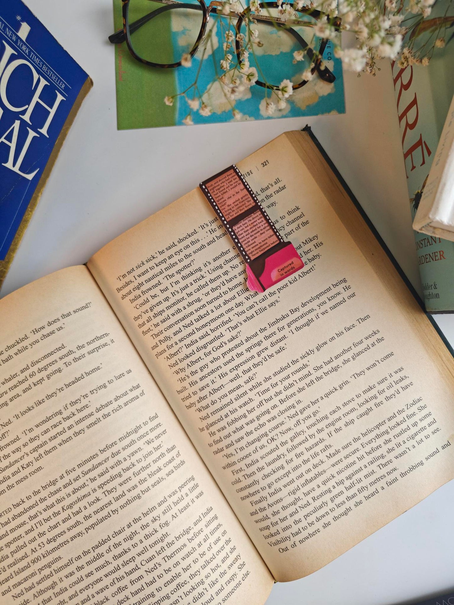 Magnetic Bookmark | Captured in words