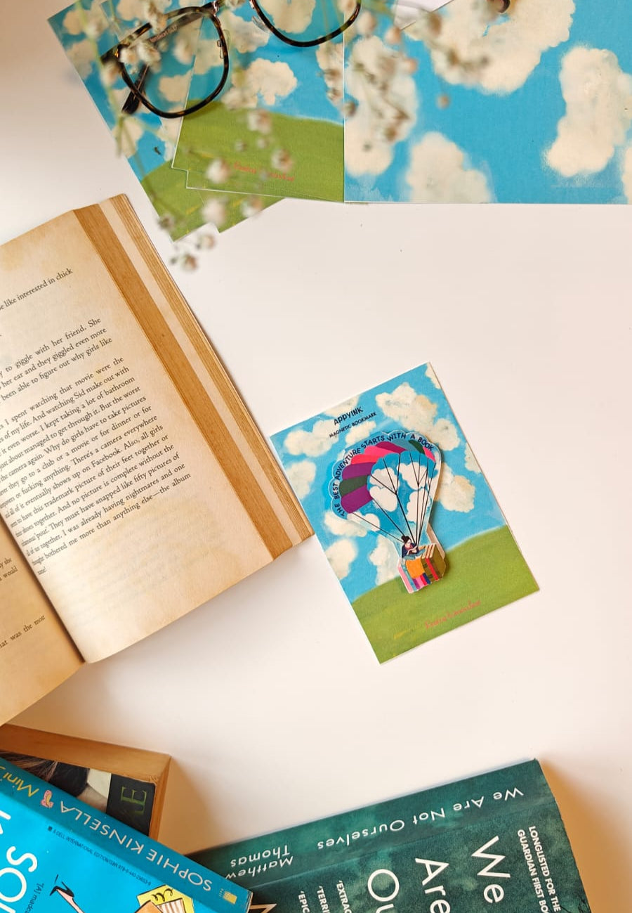 Magnetic Bookmark | The Best Adventure Starts with a Book.