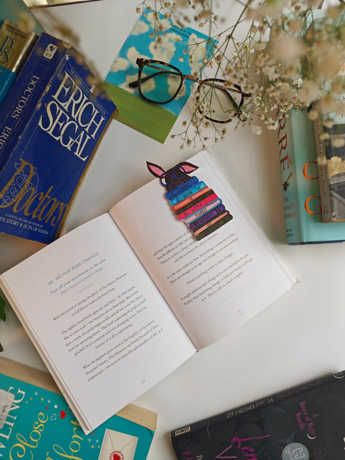 Magnetic Bookmark | Every Book is a Rabbit’s Hole of Wonder