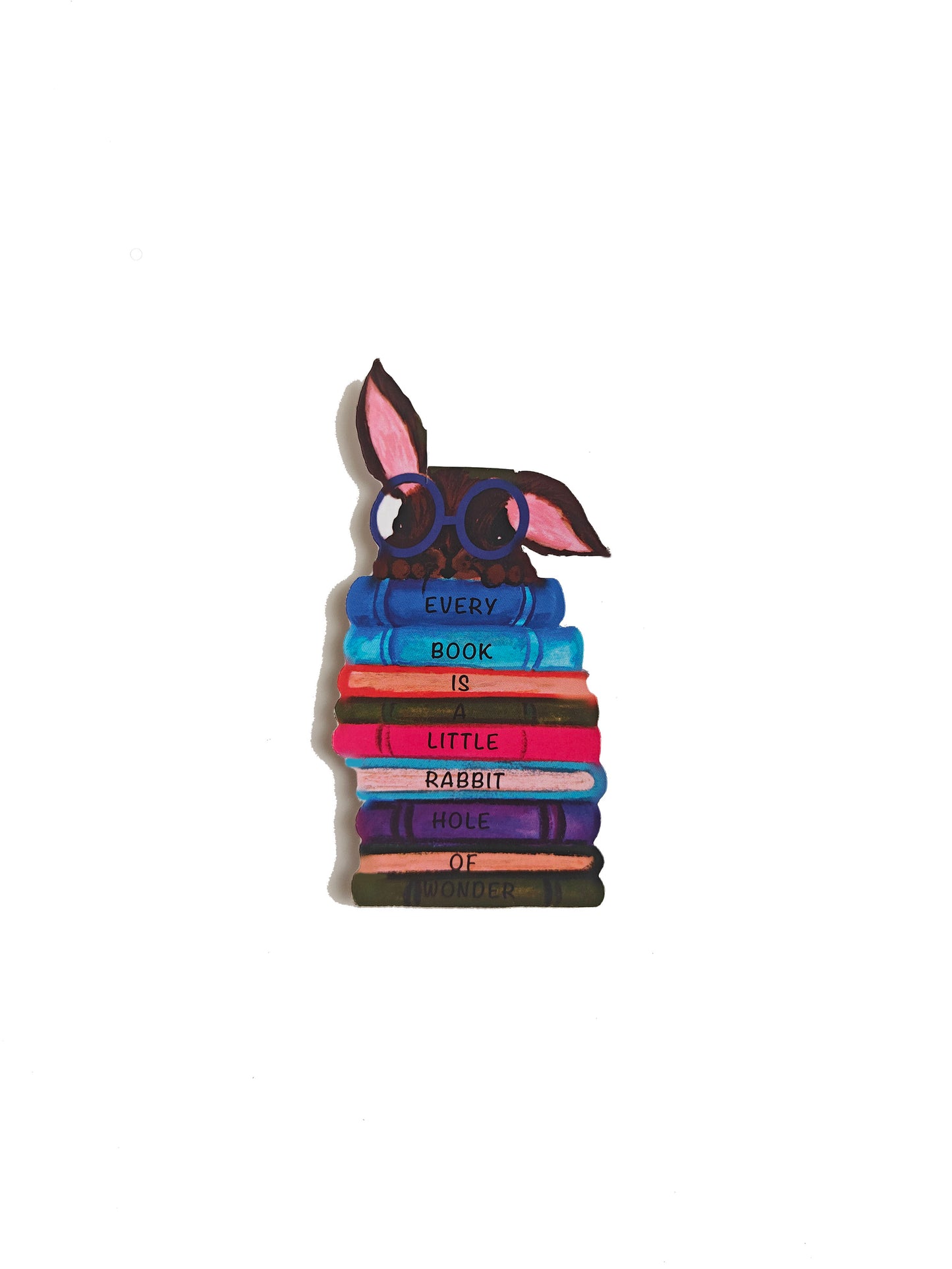 Magnetic Bookmark | Every Book is a Rabbit’s Hole of Wonder