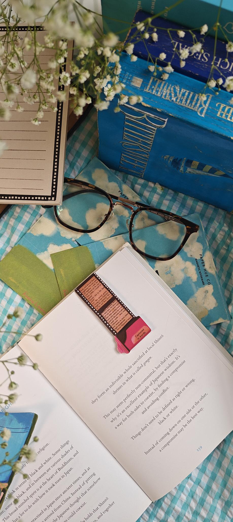 Magnetic Bookmark | Captured in words