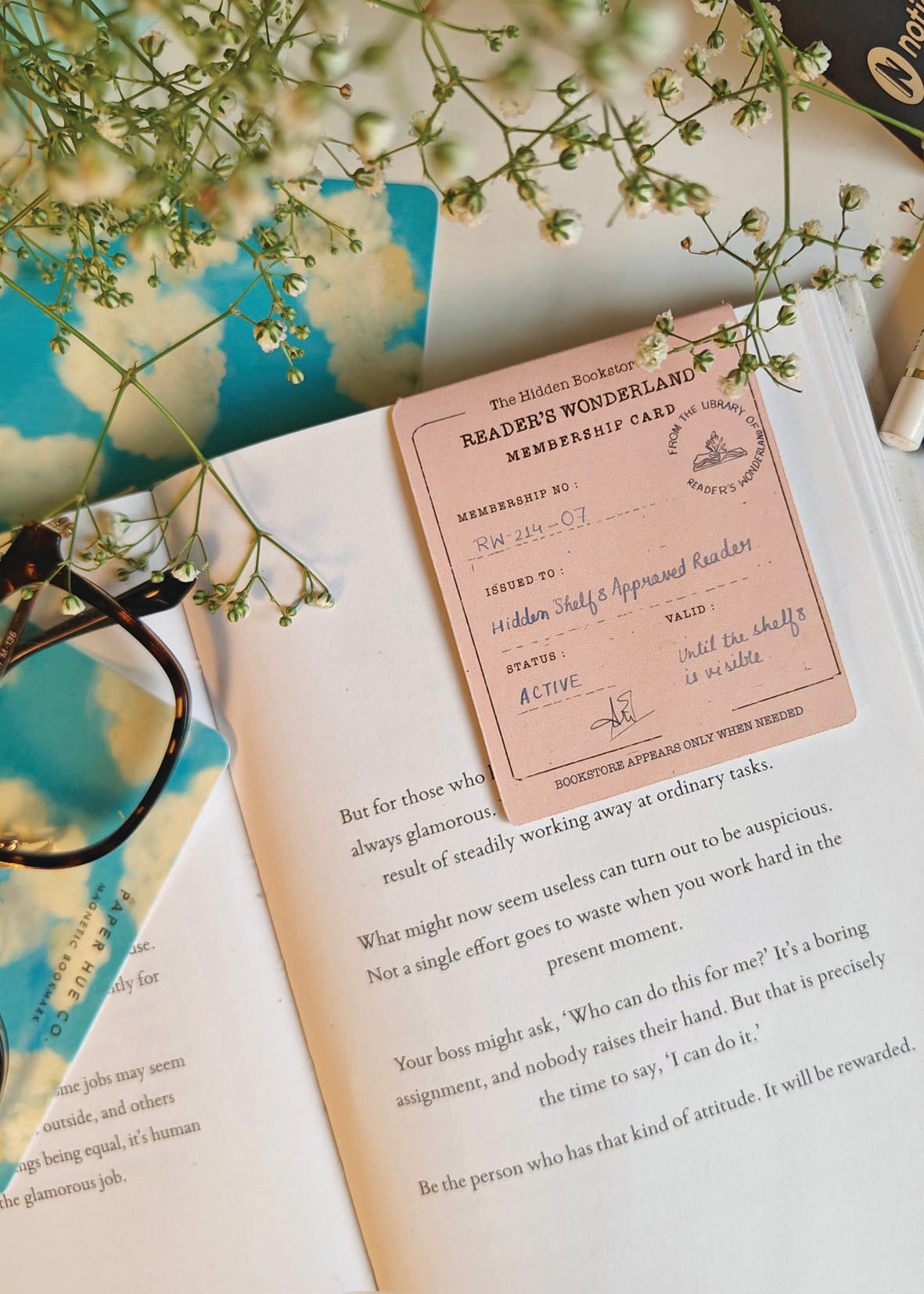 Magnetic Bookmark | Membership card