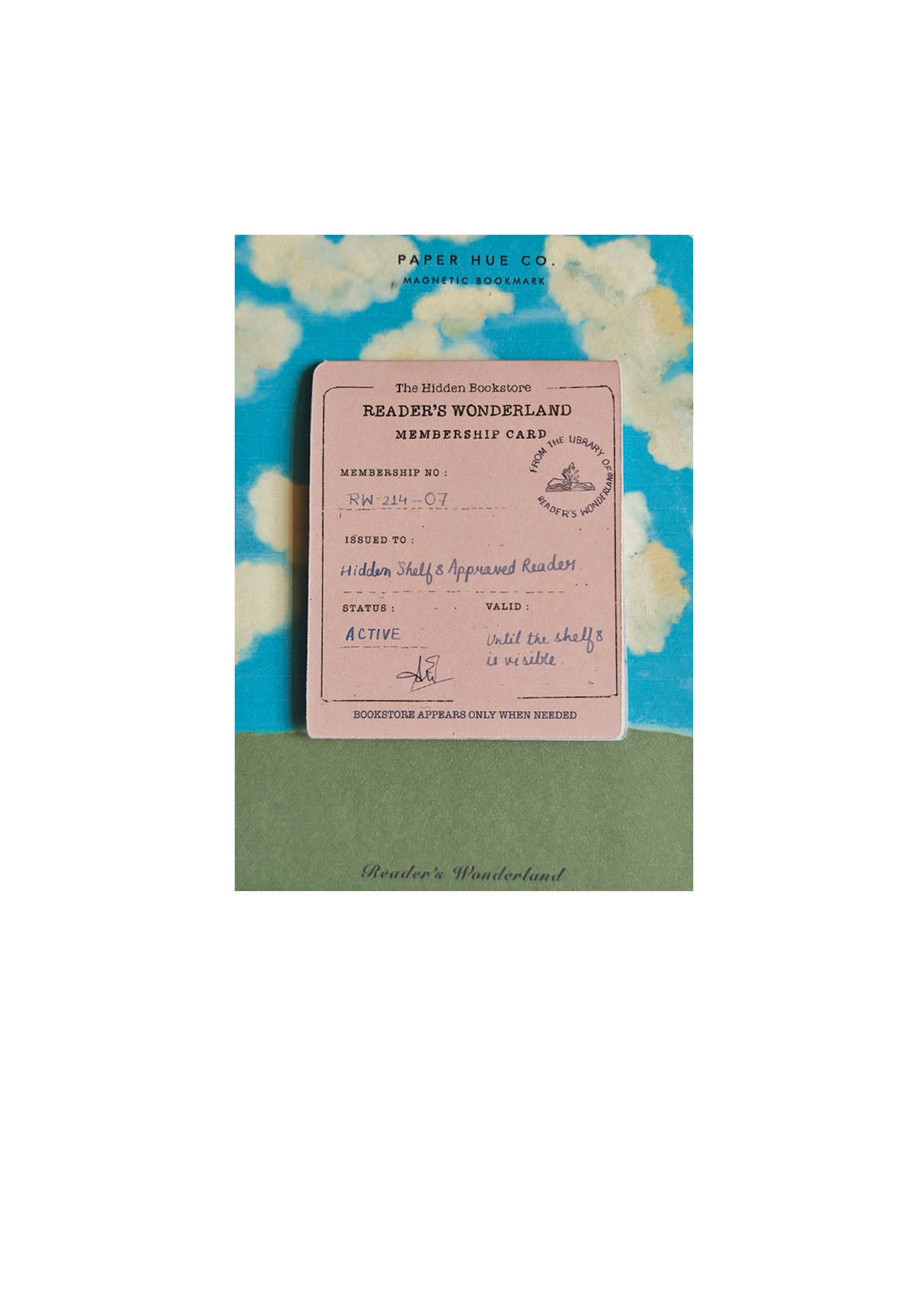 Magnetic Bookmark | Membership card
