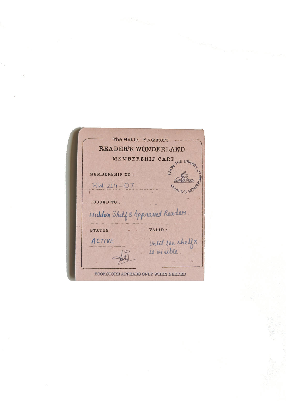 Magnetic Bookmark | Membership card