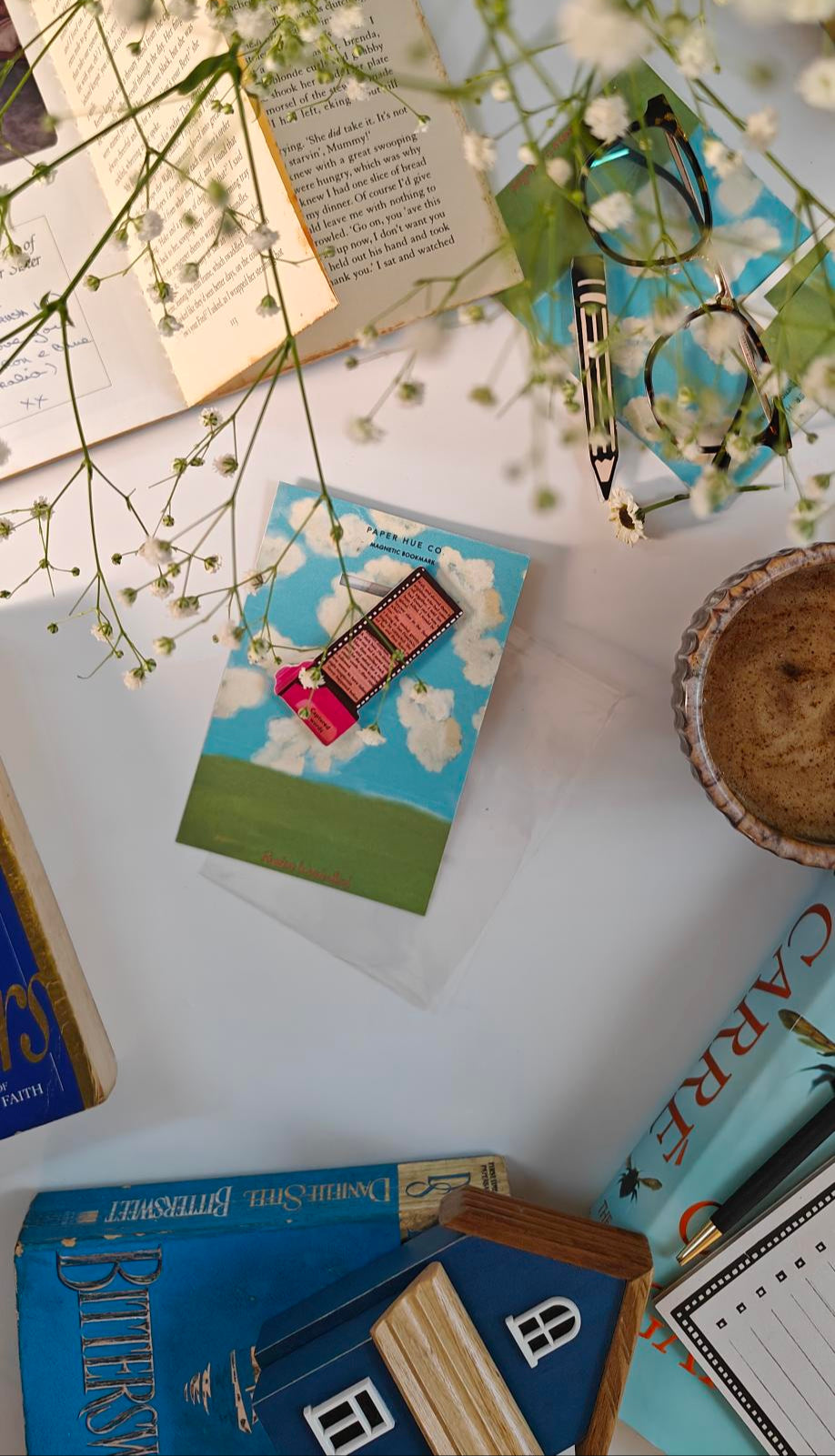 Magnetic Bookmark | Captured in words