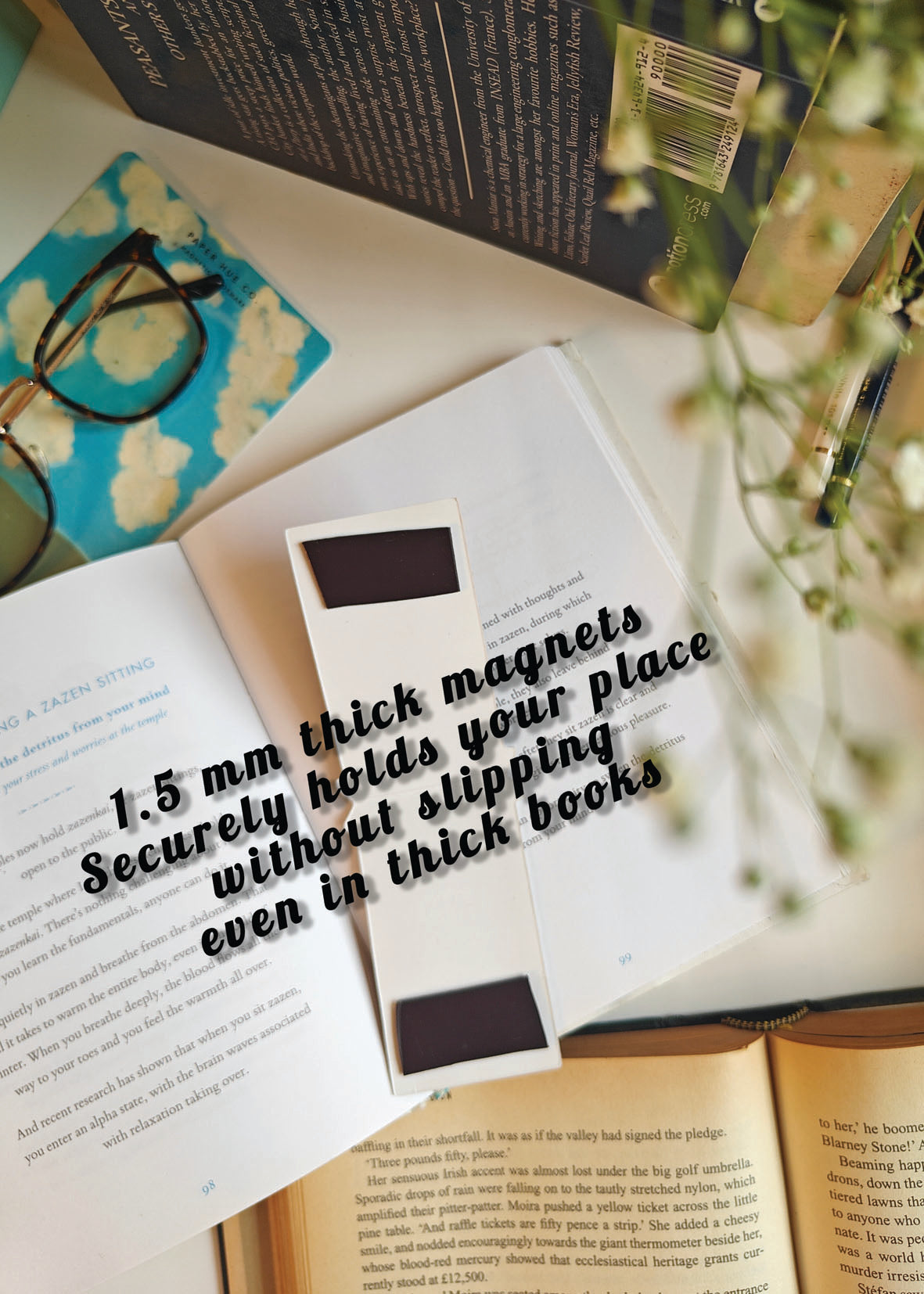 Magnetic Bookmark | Ticket to the Reader's Wonderland